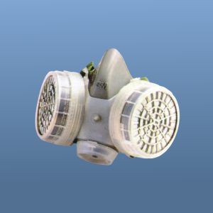 半面雙罐防毒面具